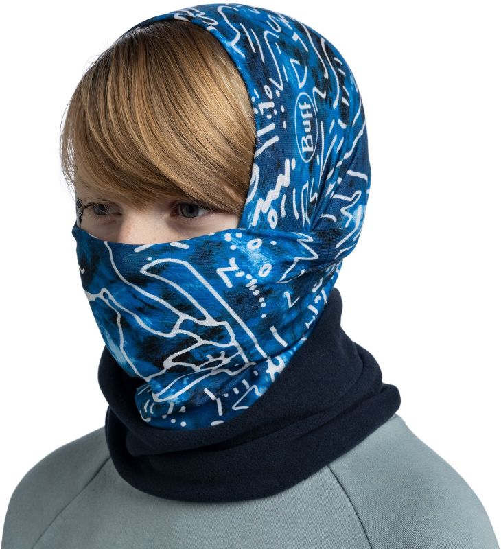 Шарф-труба трансформер детская Buff Polar Tivat Blue Фото 2