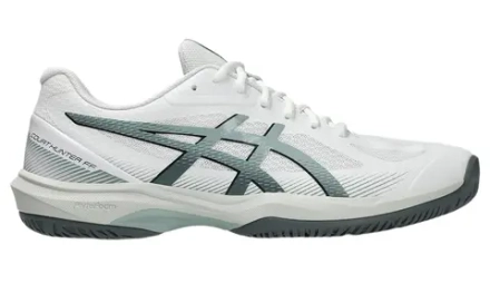 Мужские кроссовки для сквоша/бадминтона Asics Court Hunter FF - white/ocean haze