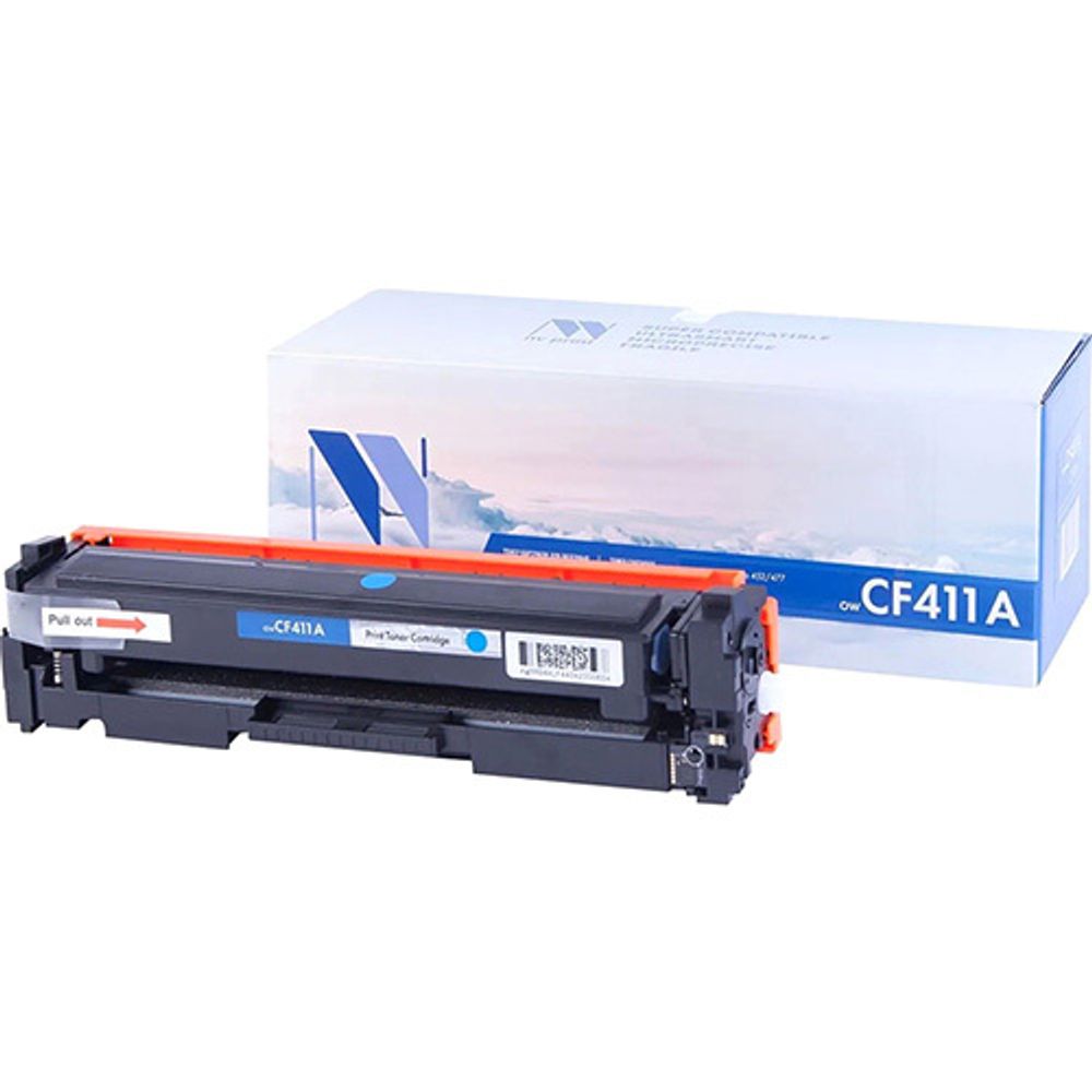 Картридж NV Print CF411A для HP Laser Jet Pro M477/M452 (2.3K) Cyan