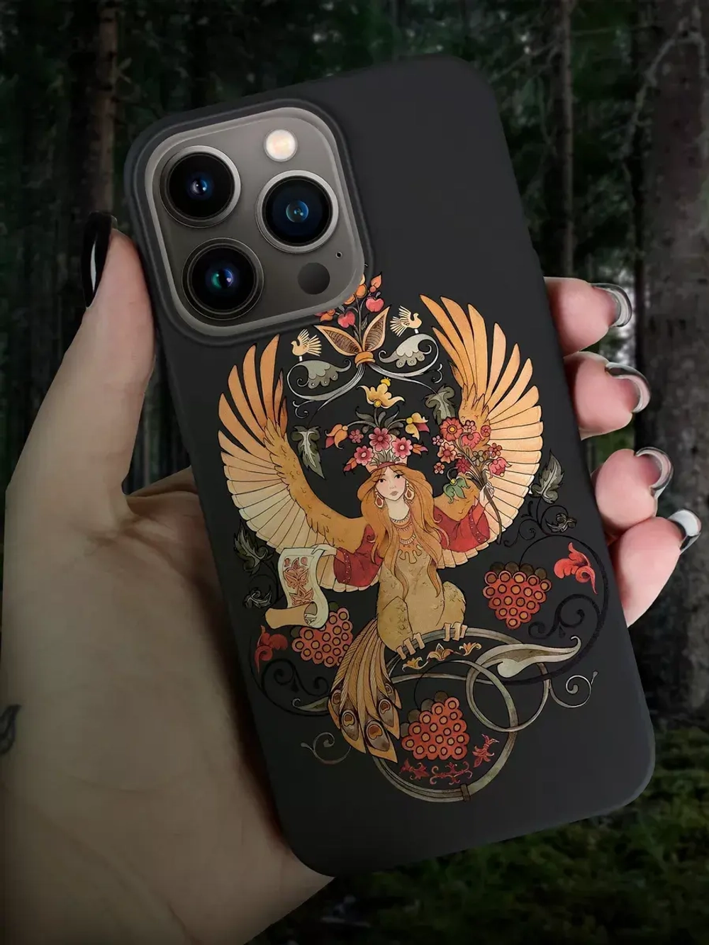 Чехол на iPhone 15 Pro с принтом