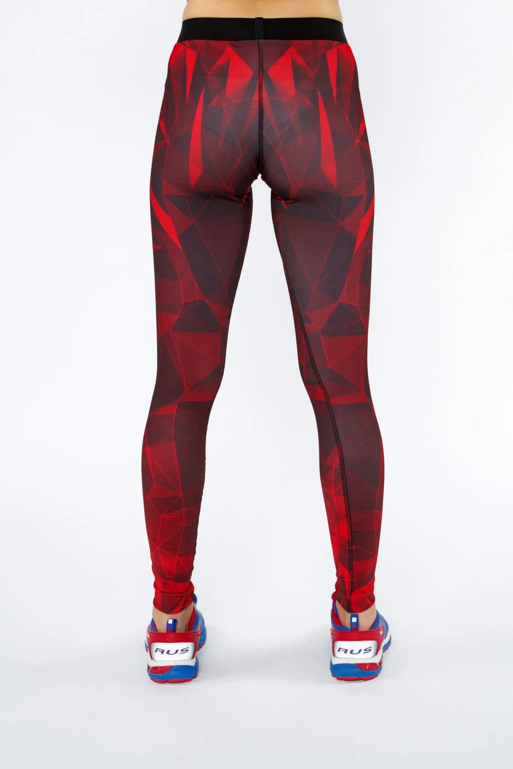 Лосины компрессионные Void QOZA, красный,s-xl