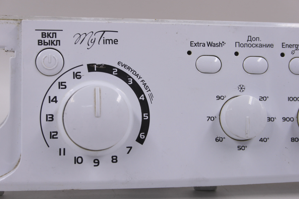 Модуль управления стиральной машины INDESIT EWSC 51051 B CIS (в сборе с пластиком)
