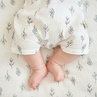 Песочник муслиновый с принтом "Веточки" 0+