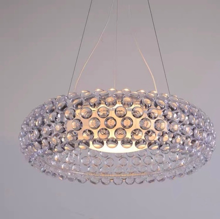 Pendant design lamp CABOCHE grande by Foscarini (Clear)