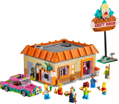 Конструктор LEGO Icons 10352 Симпсоны: Бургер Красти