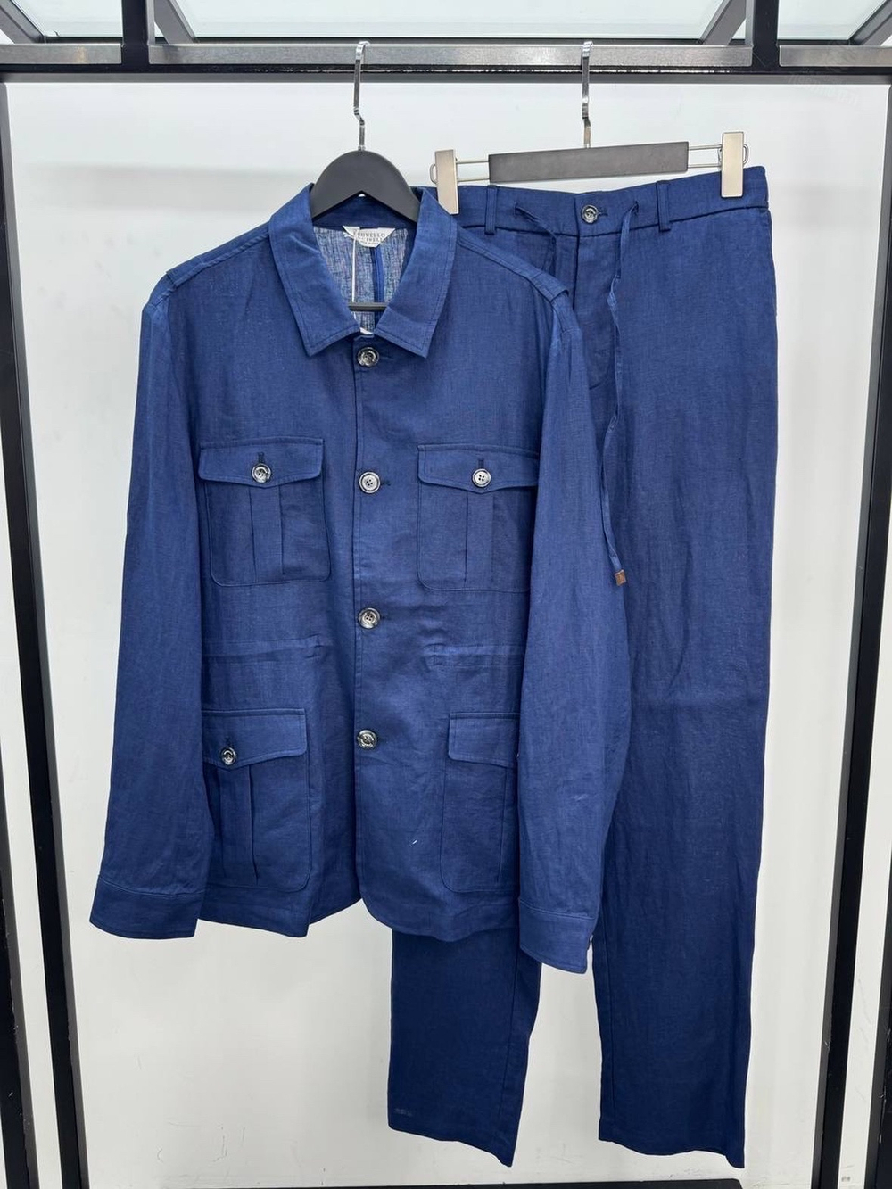 Льняной костюм Brunello Cucinelli