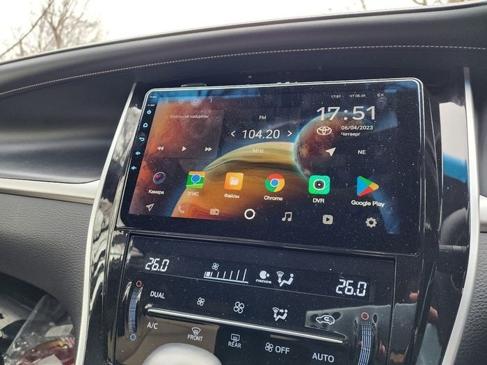 Магнитола для Toyota Harrier XU60 2013-2017 - Kuberg OL-1694 QLed, Android 13, Быстрейшая, CarPlay, SIM-слот