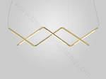 Pendant design lamp  Pipeline by ANDlight (Gold)