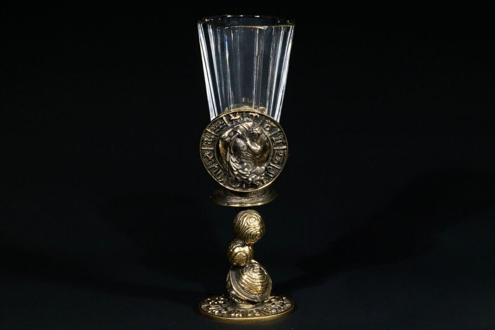 Набор лафитников для водки «Знаки Зодиака Водолей» 2 шт. в подарочном футляре c художественным оформлением