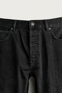 ZARA ДЖИНСЫ REGULAR FIT, ЧЕРНЫЙ