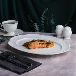 Блюдо овальное 36*27 см h2,8 см Aristocrat Noble [1]