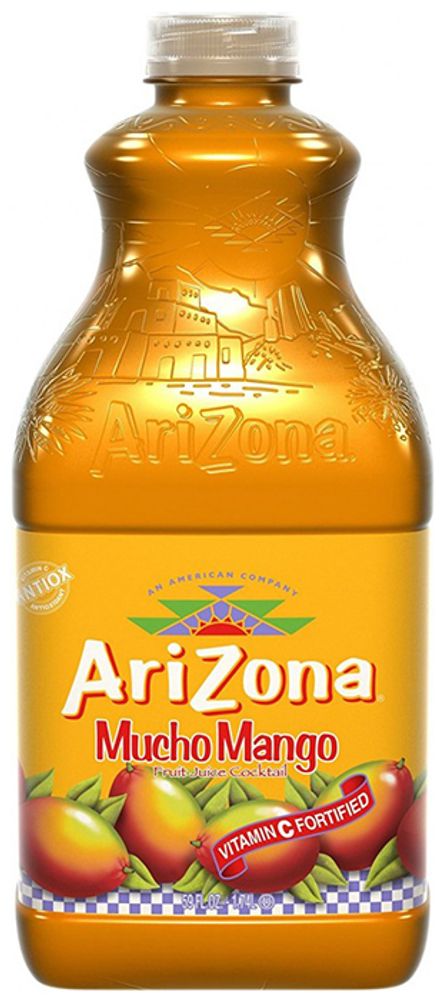 Чай Холодный Зеленый со Вкусом Манго Arizona Mucho Mango 1.74л - пэт