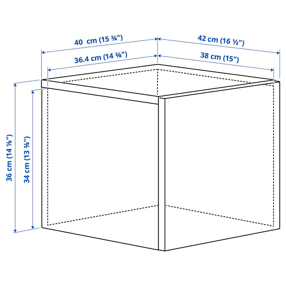IKEA LASTARE  (ИКЕА ЛАСТАРЕ)  -  Надстройка с дверцами - белая 40x42x36 см