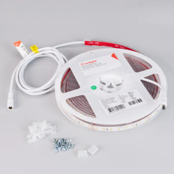 Светодиодная лента герметичная RTW-PS-A80-12mm 24V Warm2400 (4.8 W/m, IP67, TWP100, 5m) (Arlight, -) 053506