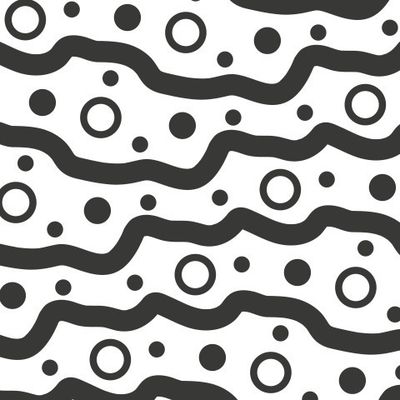 Buy modern minimalism fabric abstract geometry lines black and white