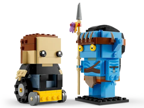 Конструктор LEGO BrickHeadz 40554 Avatar: Джейк Салли и его Аватар