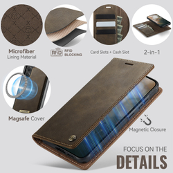 Чехол-кошелек CaseMe 2 in 1 MagSafe Samsung Galaxy S25