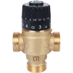 Клапан термостатический смесительный STOUT - 3/4" (НР, 30-65°C, Kvs 2.3, T-образное смешивание)