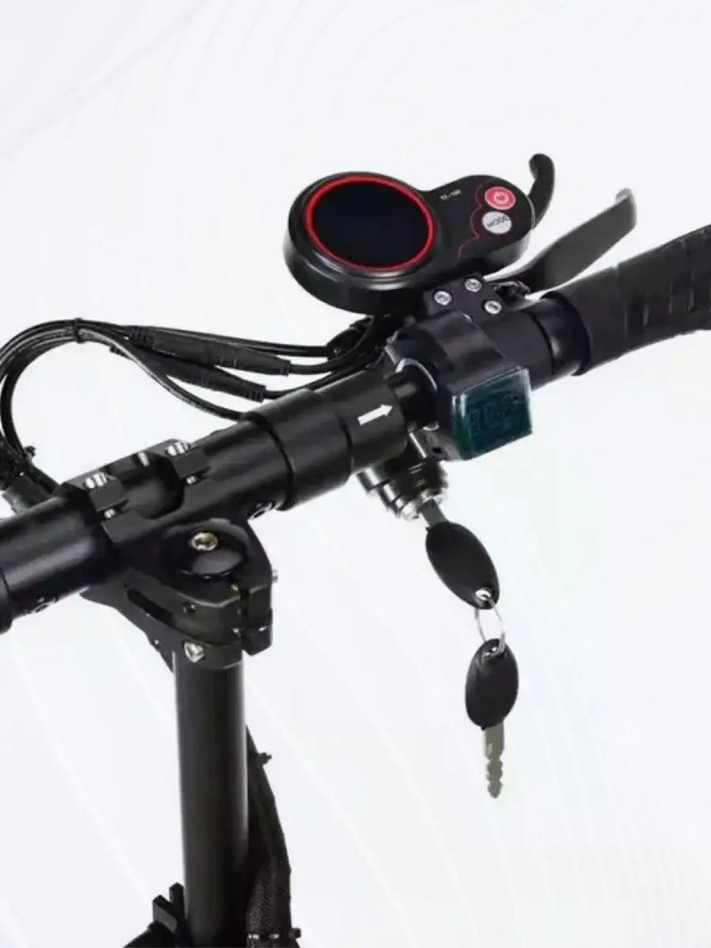 Замок зажигания с вольтметром для Kugoo M4, M4 Pro, G1 Jilong, M5
