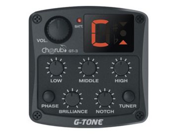 Гитарный эквалайзер с тюнером Cherub GT-3