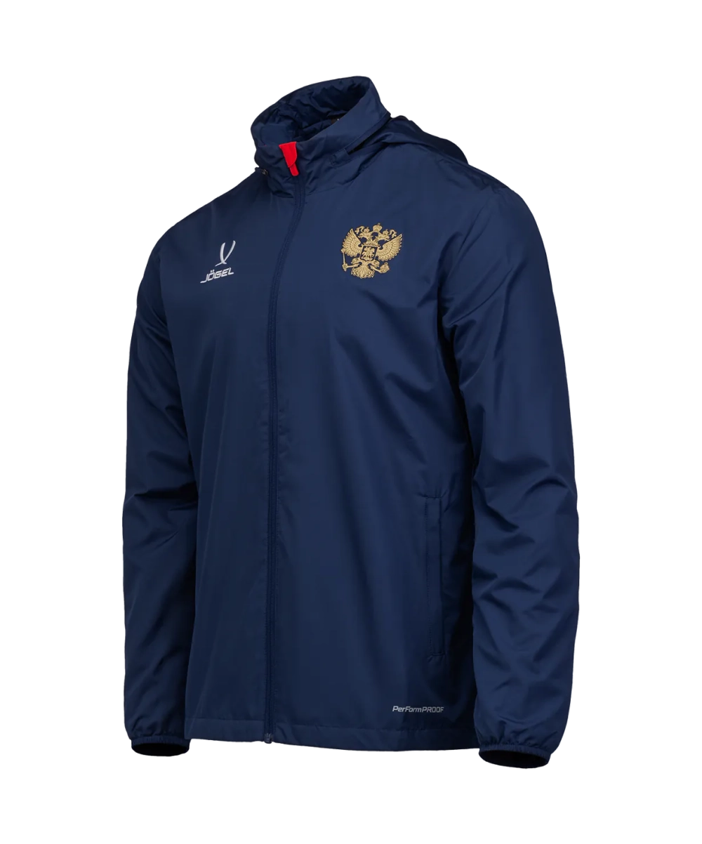Куртка ветрозащитная JÖGEL NATIONAL PerFormPROOF Rain Jacket, темно-синий