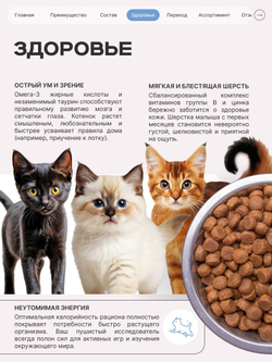 Корм сухой для котят породы Тайская, с лососем, 2 кг, QUATTRO