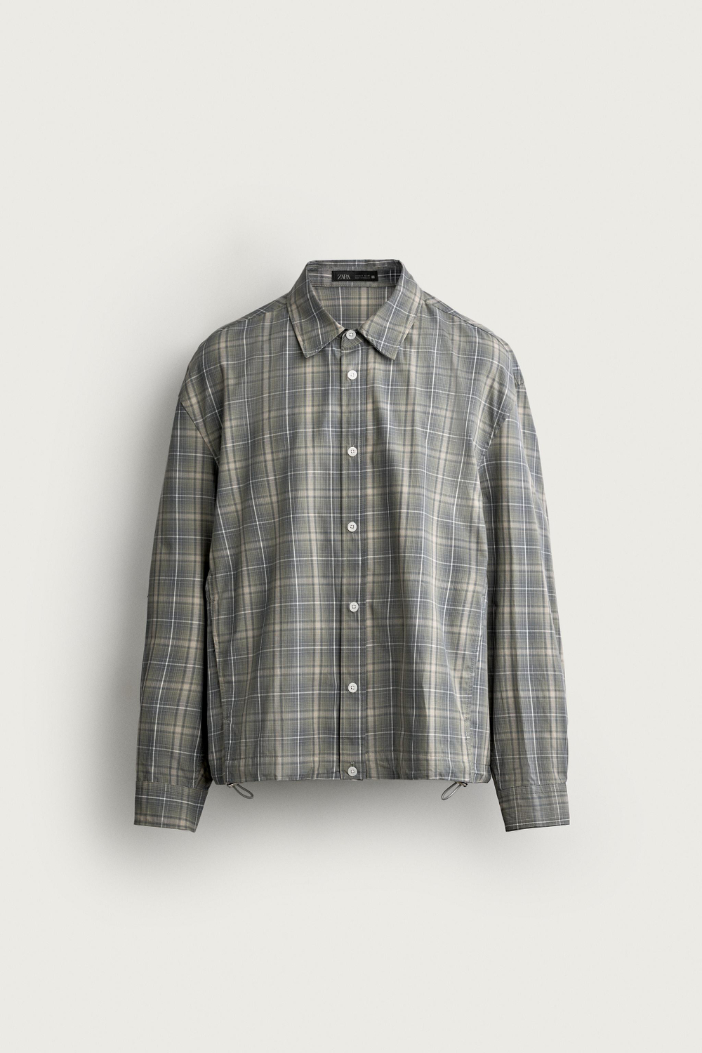 РУБАШКА RELAXED FIT В КЛЕТКУ — ZARA · 0794/102