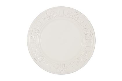 Тарелка закусочная Venice белая без инд.упаковки. Matceramica