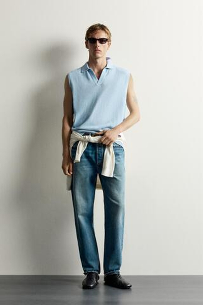 ЖИЛЕТ ИЗ РЕЛЬЕФНОГО ТРИКОТАЖА — ZARA · 5755/307