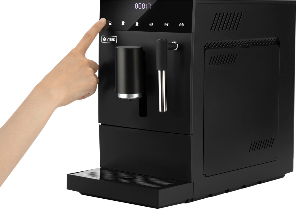 Кофемашина Vitek Metropolis VT-8701 1350Вт черный