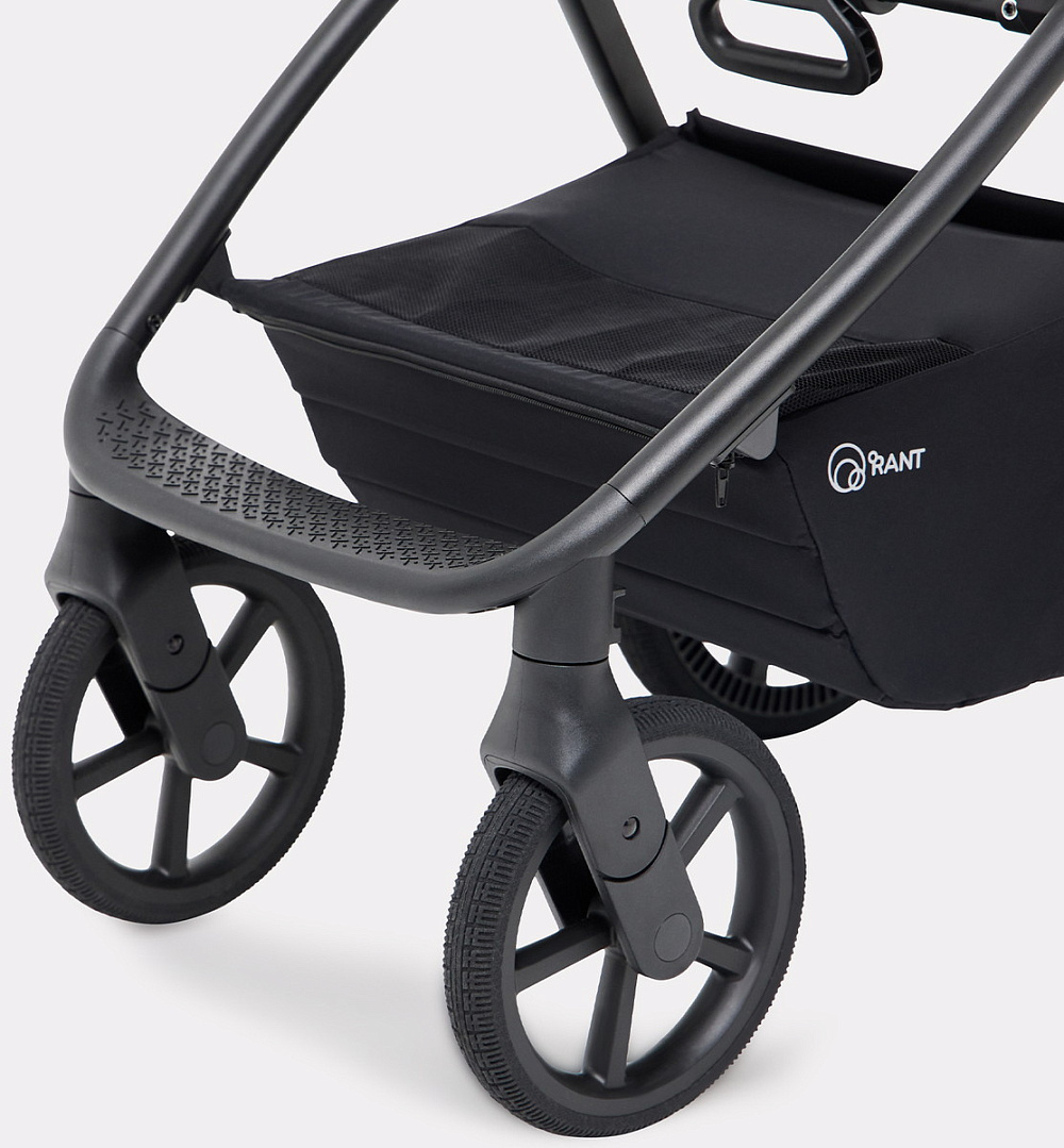 Детская коляска Rant Teo Soft 3 в 1 с автокреслом Evomax Grey Graphite
