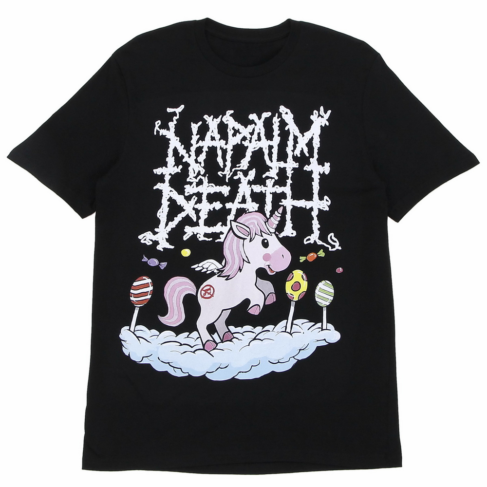 Футболка Napalm Death единорог (8058)