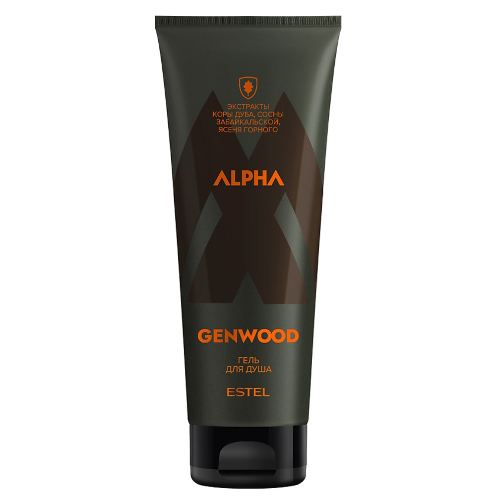 ESTEL Гель для душа ALPHA GENWOOD, 250 мл