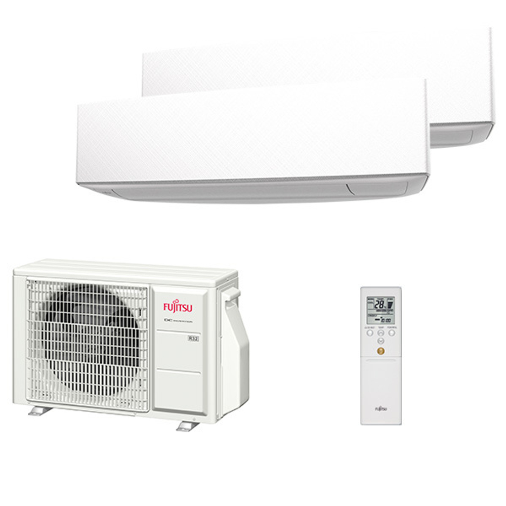 Мультисплит система на 2 комнаты Fujitsu ASYG07KETA x 2 / AOYG14KBTA2