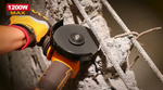 Аккумуляторная угловая шлифовальная машина (УШМ) INGCO CAGLI2120272 INDUSTRIAL 20 В 125 мм 2x5 Ач