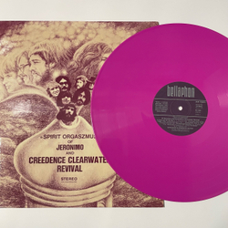 Винтажная виниловая пластинка LP Creedence Clearwater Revival и Jeronimo Spirit Orgaszmus (Германия, 1970) розовый винил
