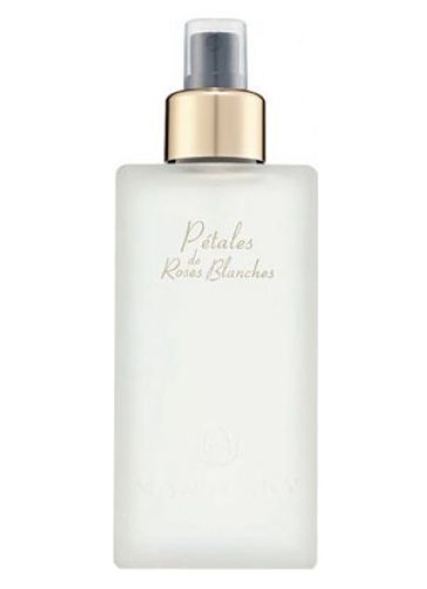 Mahogany Petales de Roses Blanches