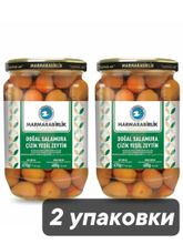 Оливки Marmarabirlik зеленые CIZIK M 670 г x 2 шт