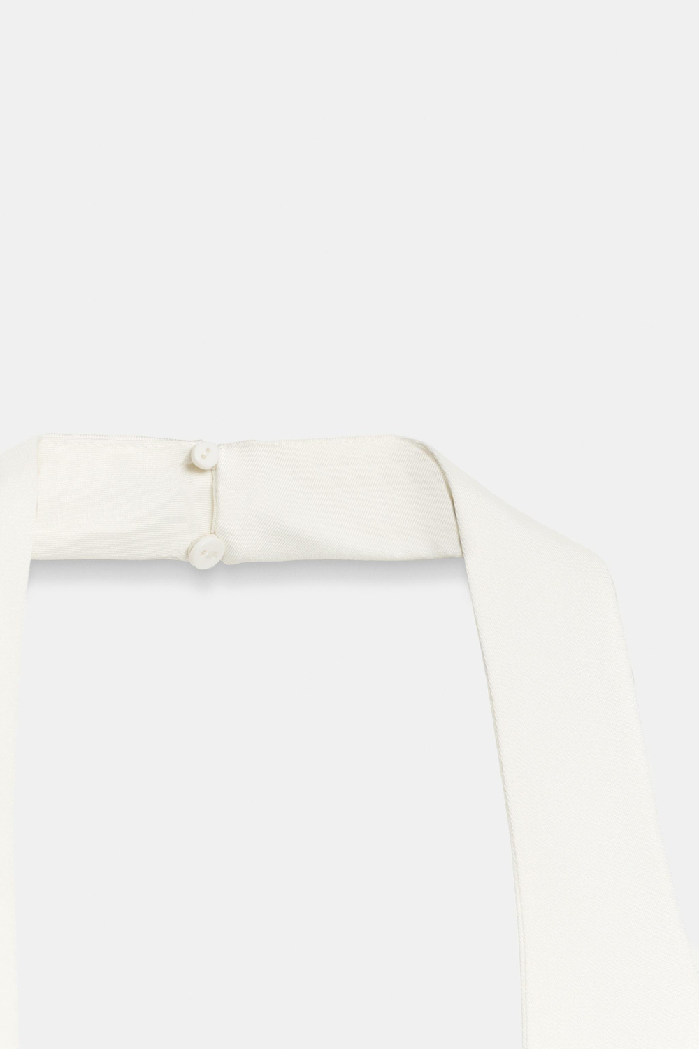 ZARA ОБЛЕГАЮЩИЙ ТОП С БАСКОЙ, ЭКРЮ