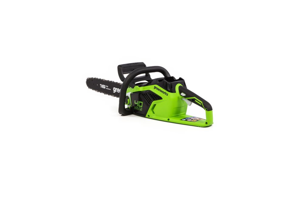 Аккумуляторная цепная пила Greenworks GD40CS18, 2005807,40v, 40 см, без АКБ и ЗУ
