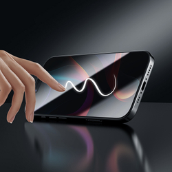 Защитное стекло на экран для смартфона iPhone 16 Pro Max, тонкие черные рамками, G-Rhino