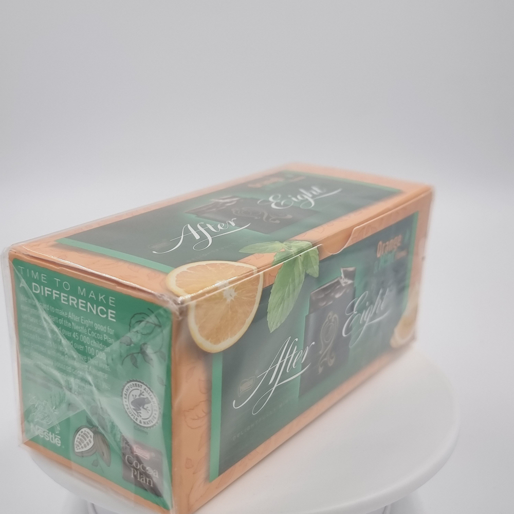 Шоколад порционный с начинкой Nestle AFTER EIGHT апельсин и мята 200 г (из Финляндии)