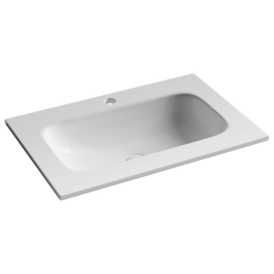 Раковина накладная мебельная Ceramicanova Грация (Grace) 710x457x137 с отв. под смеситель, белый CN7031