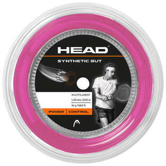 Теннисные струны Head Synthetic Gut (200 m) - Розовый