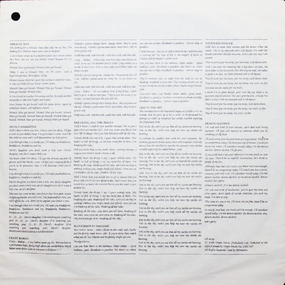 Ozzy Osbourne / No Rest For The Wicked (LP)