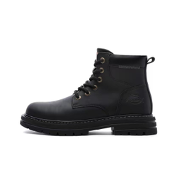alt="Dickies Black 233M50LXS83C высокие черные ботинки вид сбоку на белом фоне"