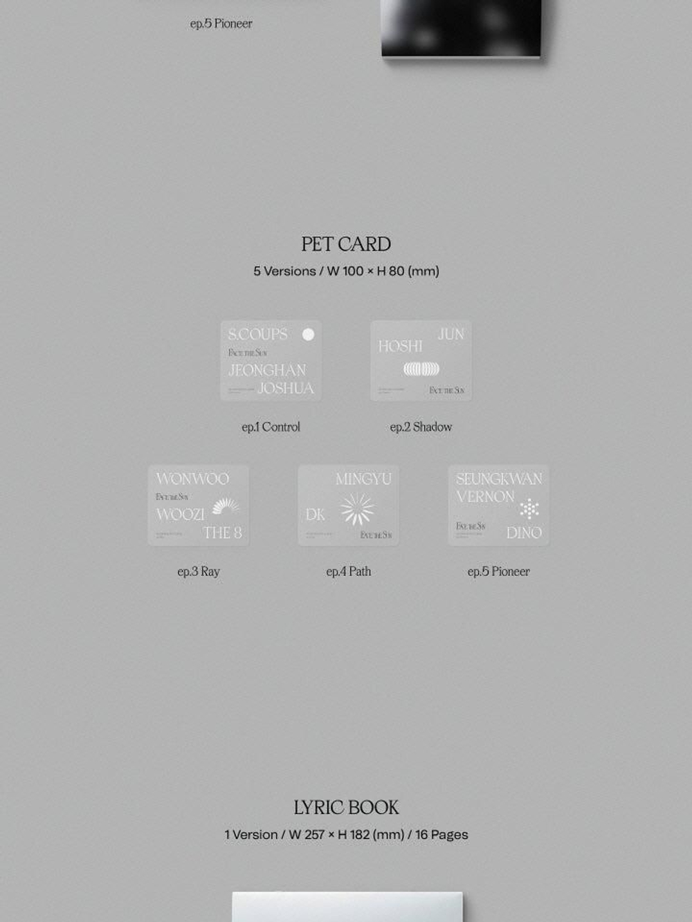 Альбом SEVENTEEN - Face the Sun 4th Album RANDOM Version