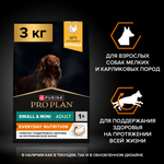 Сухой корм PRO PLAN EVERYDAY NUTRITION для взрослых собак мелких и карликовых пород курица 3 кг
