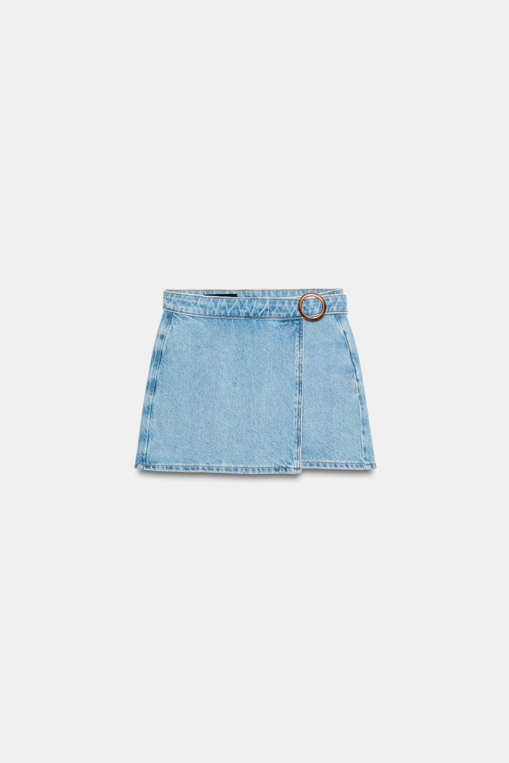 ДЖИНСОВЫЕ ЮБКА-ШОРТЫ Z1975 С ПРЯЖКОЙ — ZARA
