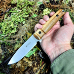 Тактический нож Sturm, сталь AUS-8 StoneWash, Орех (Спуски от обуха), Kizlyar Supreme, 4650065058261
